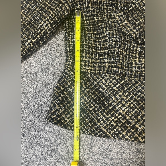 Vintage Rafaella Tweed Jacket Boucle Blazer Wool Blend Ruffle Collar EUC Y2K - Picture 4 of 8